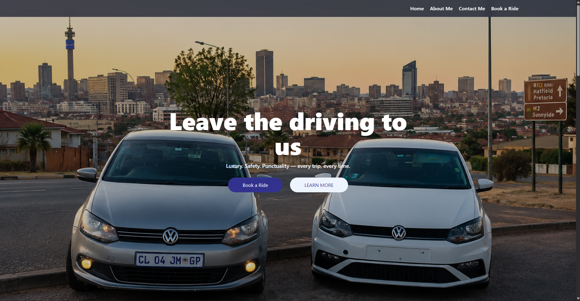 Marcus Logistics booking platform shown on desktop and mobile